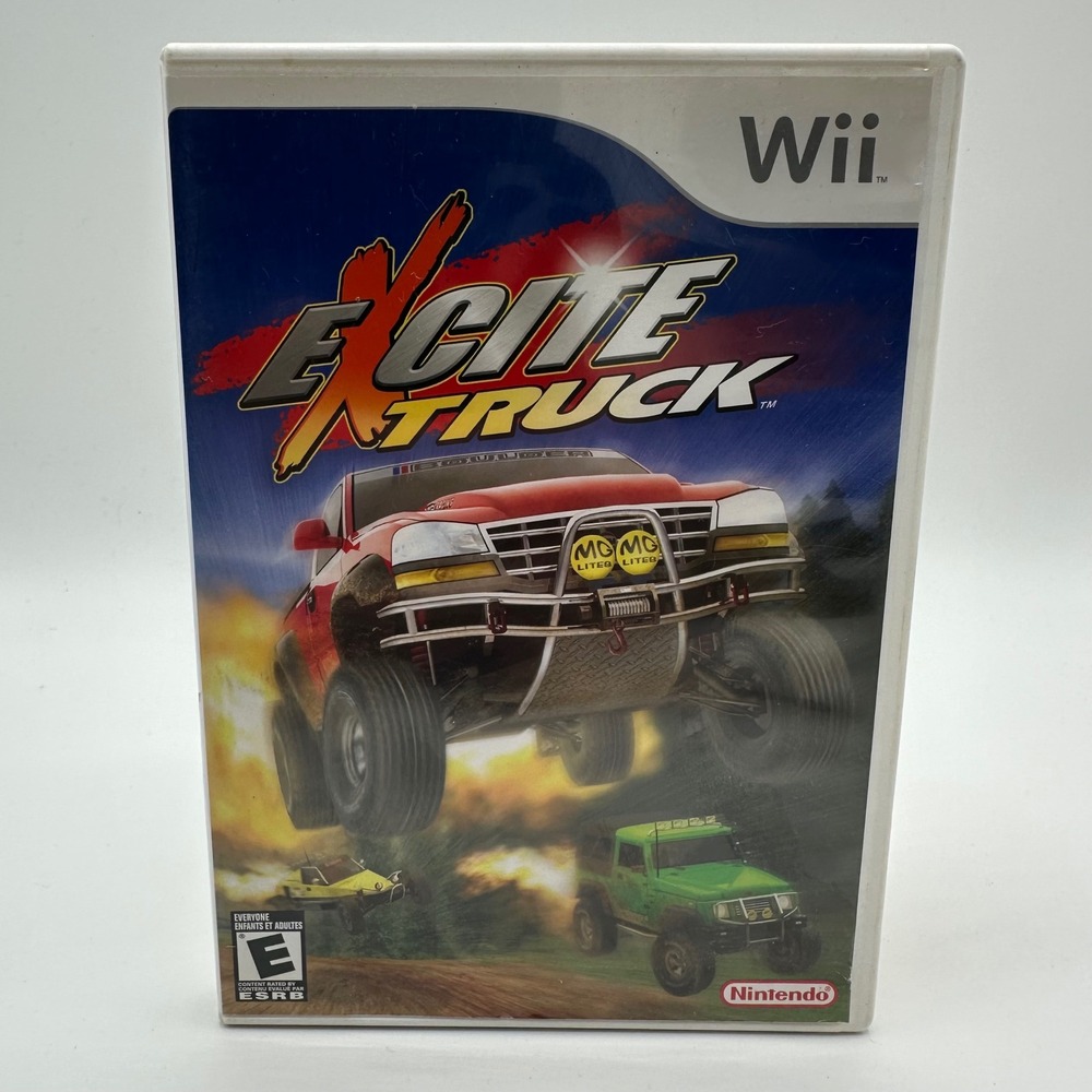 Excite Truck (Nintendo Wii, 2006) CIB Complete With Manual Tested